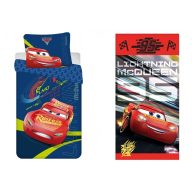 Disney Auti set posteljine i ručnika