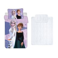   Disney Snježno kraljevstvo dječja vrtićka posteljina i set pokrivača/jastuka 100x135 cm 40x60 cm (Ljubičasta)