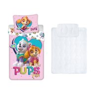   Psići u ophodnji dječji vrtićki set posteljine i prekrivač/jastuk 100x135 cm 40x60 cm (Pups Rule)