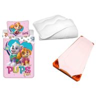   Mancs Őrjárat gyerek, ovis ágyneműhuzat, derékalj és paplan/párna szett 100x135 cm 40x60 cm (Pups Rule)