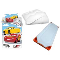   Verdák gyerek, ovis ágyneműhuzat, derékalj és paplan/párna szett 100x135 cm 40x60 cm (Road)