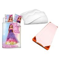   Barbie gyerek, ovis ágyneműhuzat, derékalj és paplan/párna szett 100x135 cm 40x60 cm