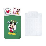   Disney Mickey gyerek, ovis ágyneműhuzat és paplan/párna szett 100x135 cm 40x60 cm