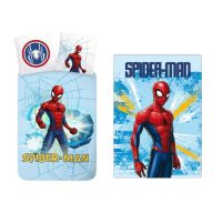   Spider-Man dječji, vrtićki set posteljine i polarni pokrivač (Svijetloplava)