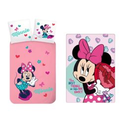   Minnie gyerek, ovis ágyneműhuzat és polár takaró szett (Whisper)
