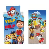   Psići u ophodnji set posteljine za odrasle i ručnika (Yelp)