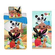 Bing set posteljine za odrasle i ručnika (prugasti)