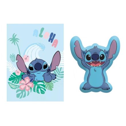 Lilo és Stitch A csillagkutya polár takaró és formapárna 2 db-os szett