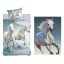 Konjići posteljina za odrasle i polarno pokrivač, set od 2 komada (Lipizzaner)