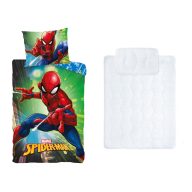   Spider-Man dječja posteljina dječjeg vrtića i set popluna/jastučića 100x135 cm 40x60 cm (City lights)