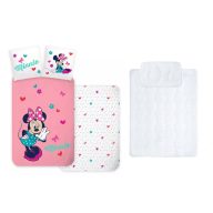   Disney Minnie gyerek, ovis ágyneműhuzat és paplan/párna szett 100x135 cm 40x60 cm (Whisper)