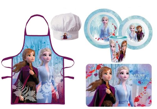 Disney Jégvarázs kötény és étkészlet csomag (Whispers)