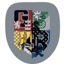 Harry Potter Crest komplet posteljine, navlaka s gumicom i dekorativni jastuk