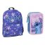 Disney Lilo i Stitch Disney Lilo i Stitch spremnik za školsku torbu i kutija s olovkama, set od 2 komada (Hibiskus)