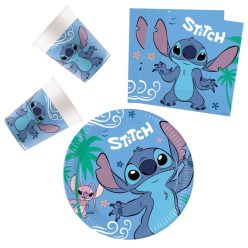   Disney Lilo és Stitch, A csillagkutya party szett 23 cm-es tányérral 36 db-os (Angel)