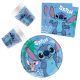Disney Lilo és Stitch, A csillagkutya party szett 20 cm-es tányérral 36 db-os (Angel)