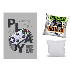   Gamer polár takaró, párnahuzat és párna szett 3 db-os (Gaming Zone)