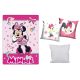 Disney Minnie polár takaró, párnahuzat és párna szett 3 db-os (Minnie Magic)