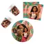 Disney Vaiana party set s tanjurom od 20 cm, 36 komada (Sailing Spirit)