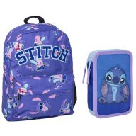   Disney Lilo i Stitch Disney Lilo i Stitch Školska torba i pernica set od 2 komada (Blue Rebel)