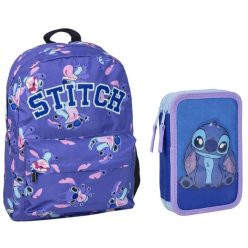   Disney Lilo és Stitch A csillagkutya iskolatáska és tolltartó szett 2 db-os (Blue Rebel)