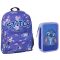 Disney Lilo i Stitch Disney Lilo i Stitch Školska torba i pernica set od 2 komada (Blue Rebel)