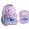 Disney Lilo i Stitch Disney Lilo i Stitch Zvjezdani pas školski ruksak i set za olovke od 2 komada (Svemir)