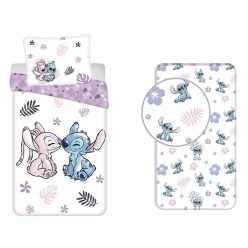   Disney Lilo és Stitch, A csillagkutya Lovely Sleep ágyneműhuzat és gumis lepedő csomag