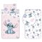 Disney Lilo i Stitch Pink set navlaka za posteljinu i plahta s gumicom