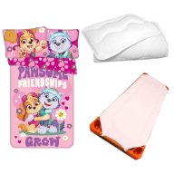   Psići u ophodnji Pawsome dječji, vrtićki set posteljine, madrac i pokrivač/jastuk 100x135 cm