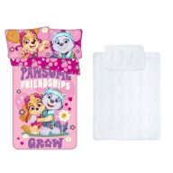   Mancs Őrjárat Pawsome gyerek, ovis ágyneműhuzat és paplan/párna szett 100x135 cm 40x60 cm