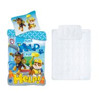   Psići u ophodnji Help! dječji set posteljine za vrtić i pokrivač/jastuk 100x135 cm 40x60 cm