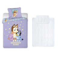   Bluey Goodnight dječji komplet posteljine i poplun/jastuk 100x135 cm 40x60 cm