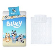   Bluey Beach Day dječji, vrtićki set posteljine i popluna/jastuka 100x135 cm 40x60 cm