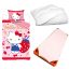 Hello Kitty Strawberry set posteljine za djecu, vrtić, podložak i poplun/jastuk 100x135 cm 40x60 cm