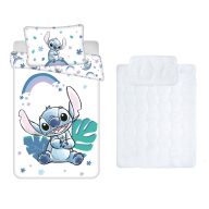   Disney Lilo és Stitch, A csillagkutya Rainbow gyerek, ovis ágyneműhuzat és paplan/párna szett 100x135 cm 40x60 cm