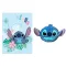 Disney Lilo és Stitch, A csillagkutya Aloha Smile coral fleece takaró és forma párna szett