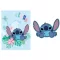Disney Lilo és Stitch, A csillagkutya Aloha Belly coral fleece takaró és forma párna szett