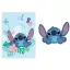 Disney Lilo és Stitch, A csillagkutya Aloha Belly coral fleece takaró és forma párna szett