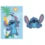 Disney Lilo és Stitch, A csillagkutya Summer Belly polár takaró és forma párna szett