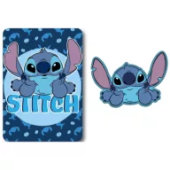   Disney Lilo és Stitch, A csillagkutya Feather Belly polár takaró és forma párna szett