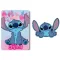 Disney Lilo és Stitch, A csillagkutya Paradise Belly polár takaró és forma párna szett