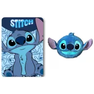   Disney Lilo és Stitch, A csillagkutya Happy Smile polár takaró és forma párna szett