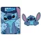 Disney Lilo és Stitch, A csillagkutya Happy Belly polár takaró és forma párna szett