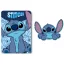 Disney Lilo és Stitch, A csillagkutya Happy Belly polár takaró és forma párna szett