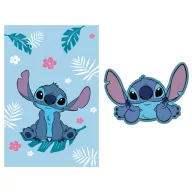   Disney Lilo és Stitch, A csillagkutya Blue Belly polár takaró és forma párna szett