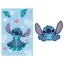 Disney Lilo és Stitch, A csillagkutya Blue Belly polár takaró és forma párna szett
