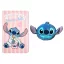 Disney Lilo és Stitch, A csillagkutya Chill Smile polár takaró és forma párna szett