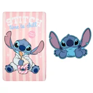   Disney Lilo és Stitch, A csillagkutya Chill Belly polár takaró és forma párna szett