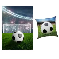   Focis Stadion Viewers polár takaró és párna szett, 2 részes